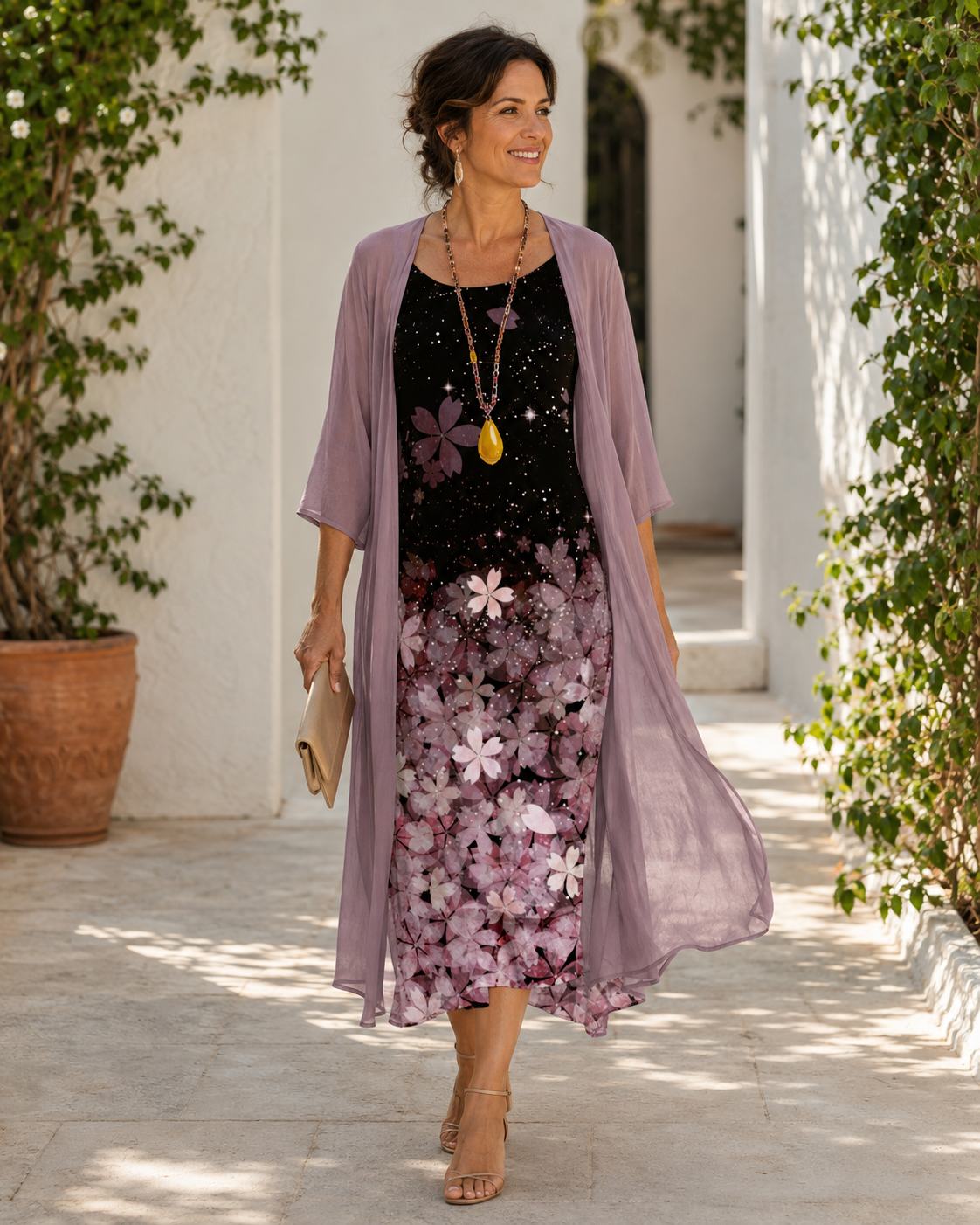 Antoinette | Floral Layered Two Piece Set