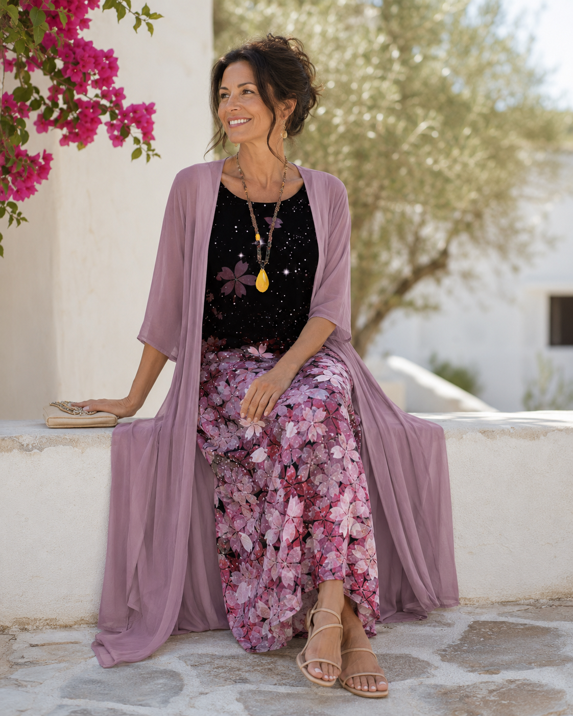 Antoinette | Floral Layered Two Piece Set