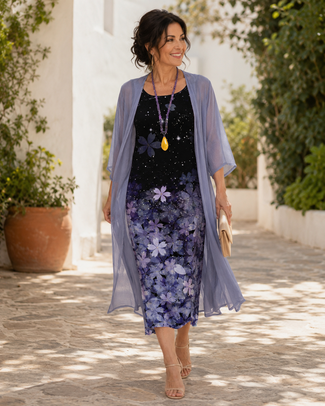 Antoinette | Floral Layered Two Piece Set