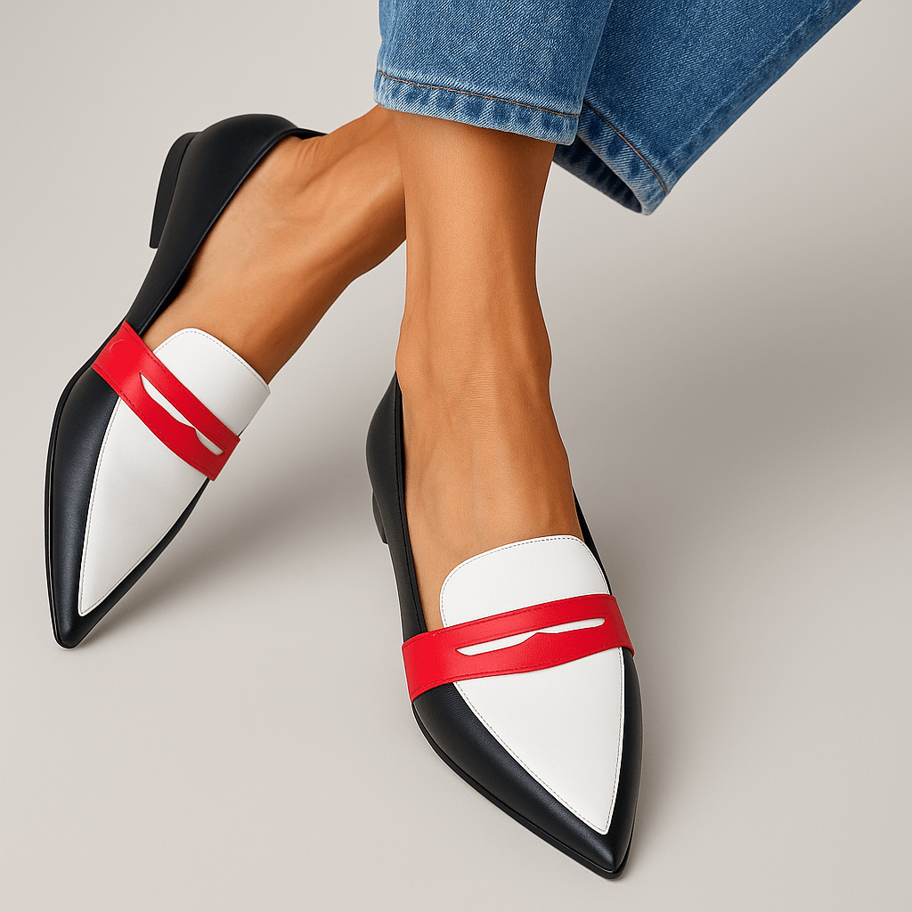 Rosalind | Colour Block Loafers