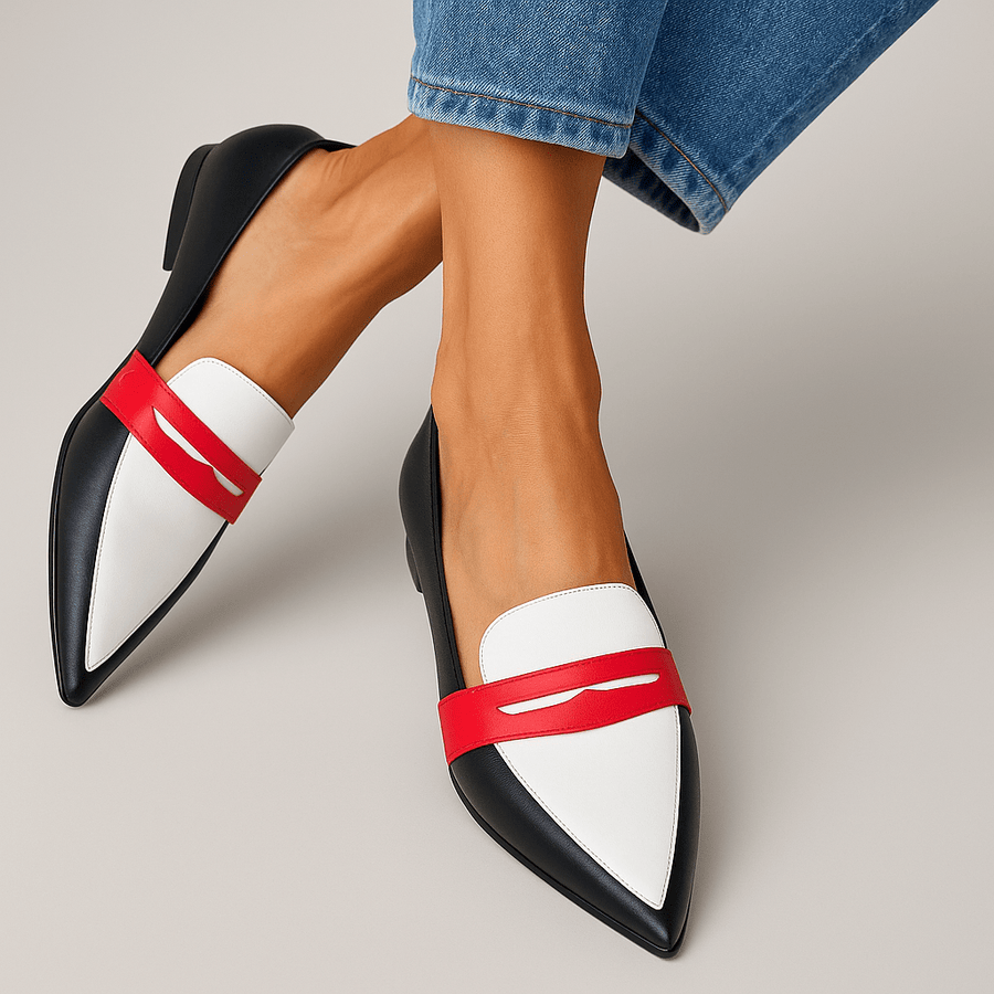 Rosalind | Colour Block Loafers