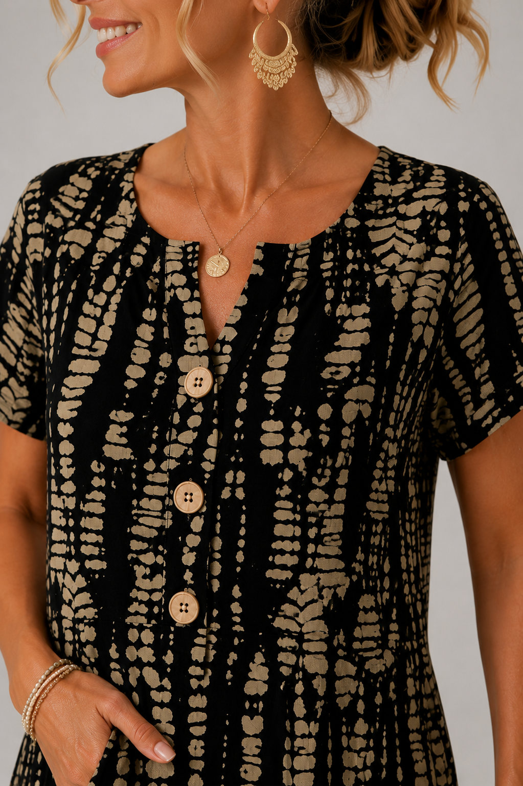 Constance | V Neck Dress