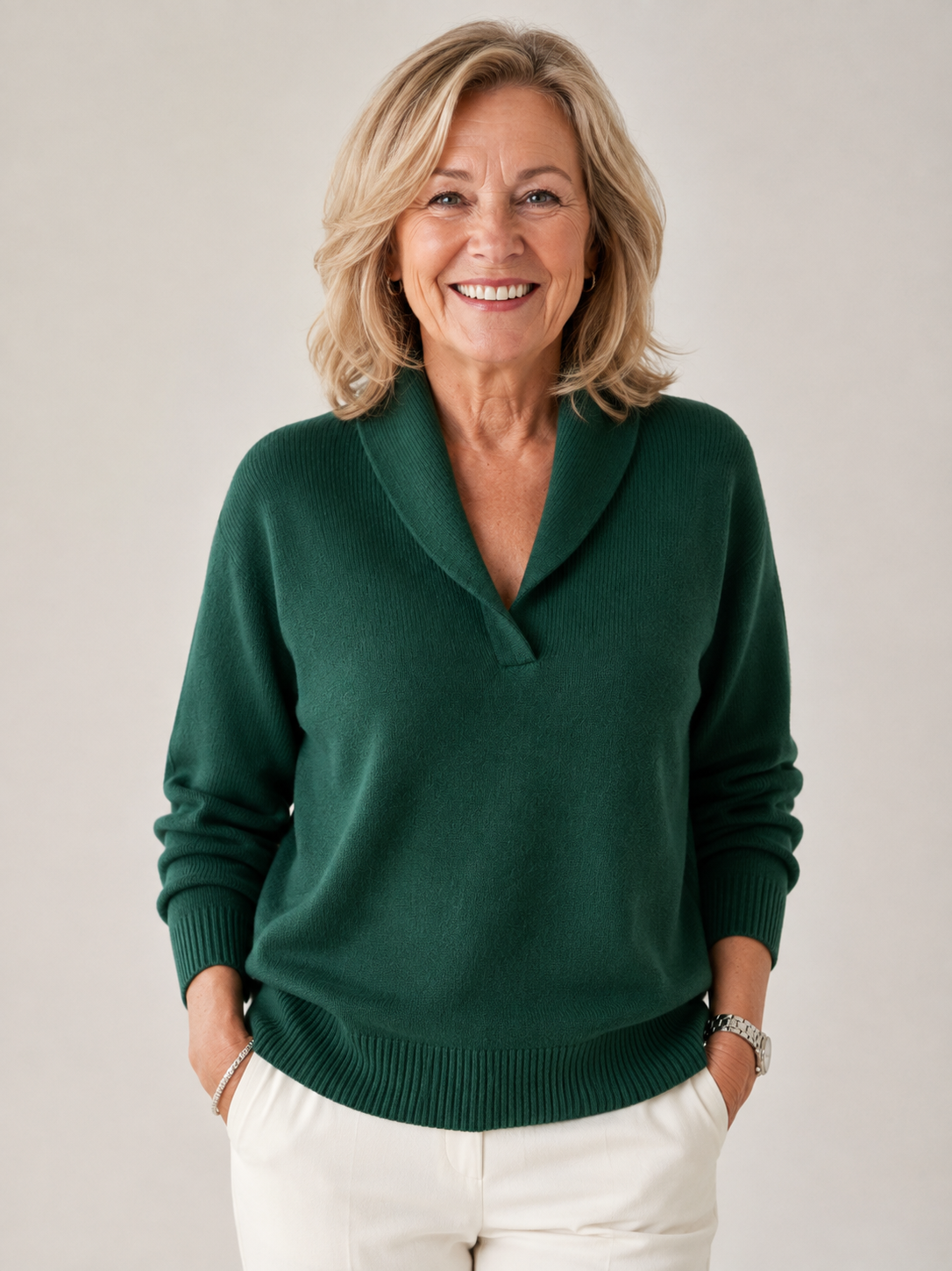 Elaine | Soft V-Neck Jumper