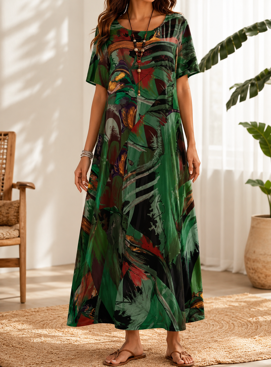 Guinevere | Chiffon Midi Dress