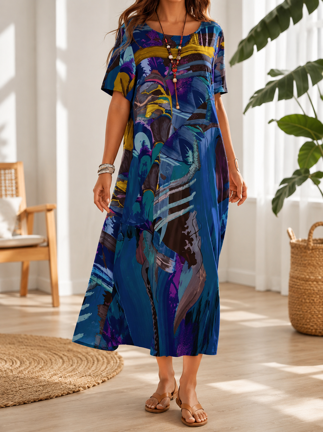 Guinevere | Chiffon Midi Dress
