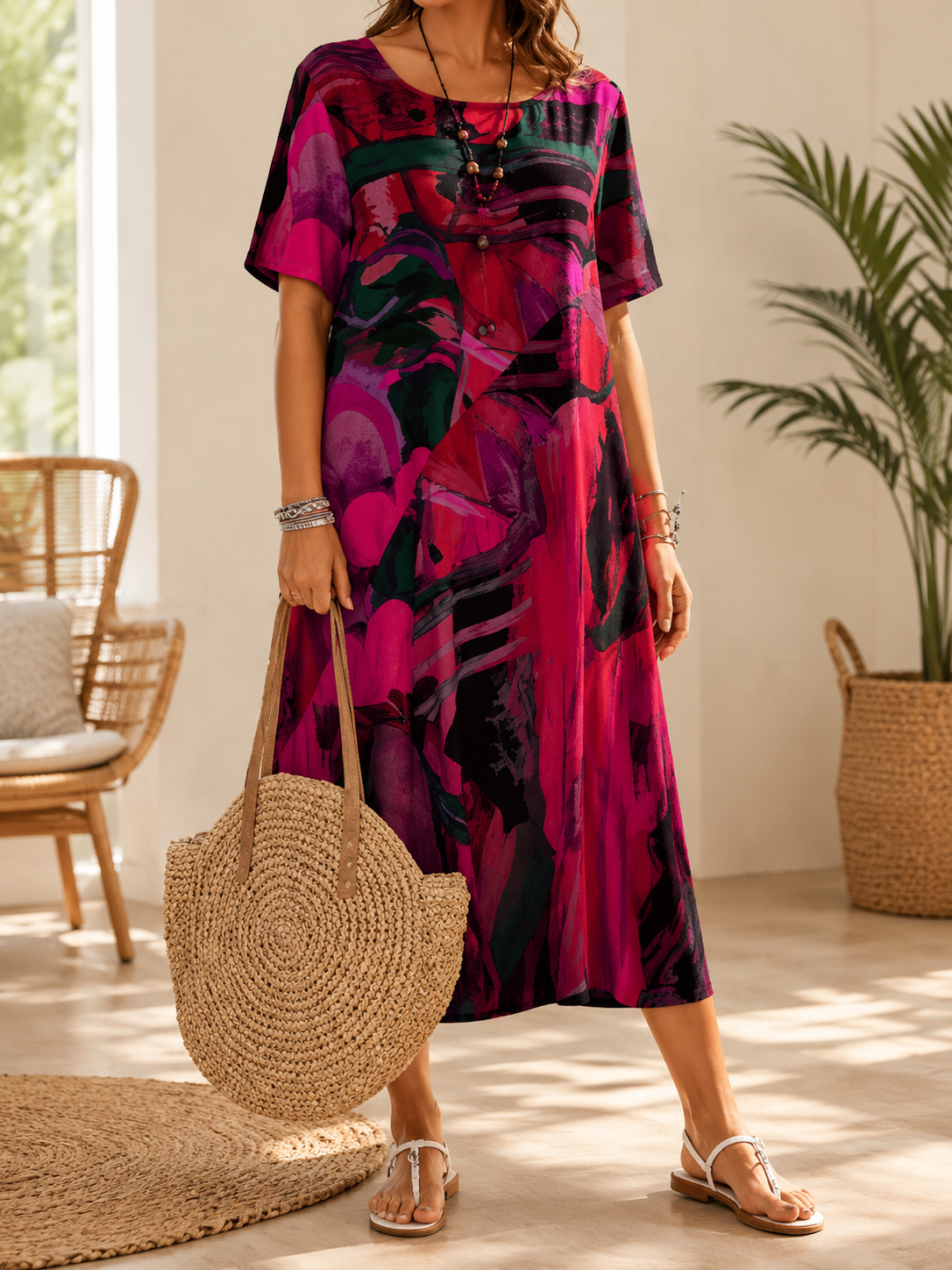 Guinevere | Chiffon Midi Dress