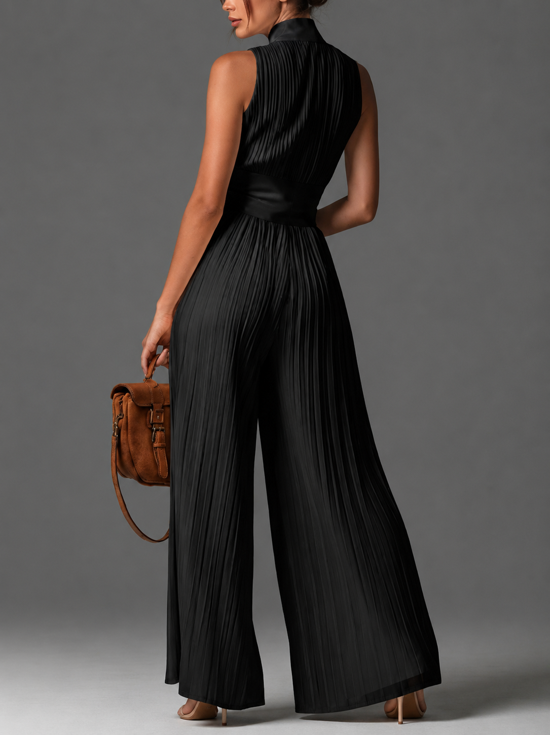 Delphine | Pleated Jumpsuit