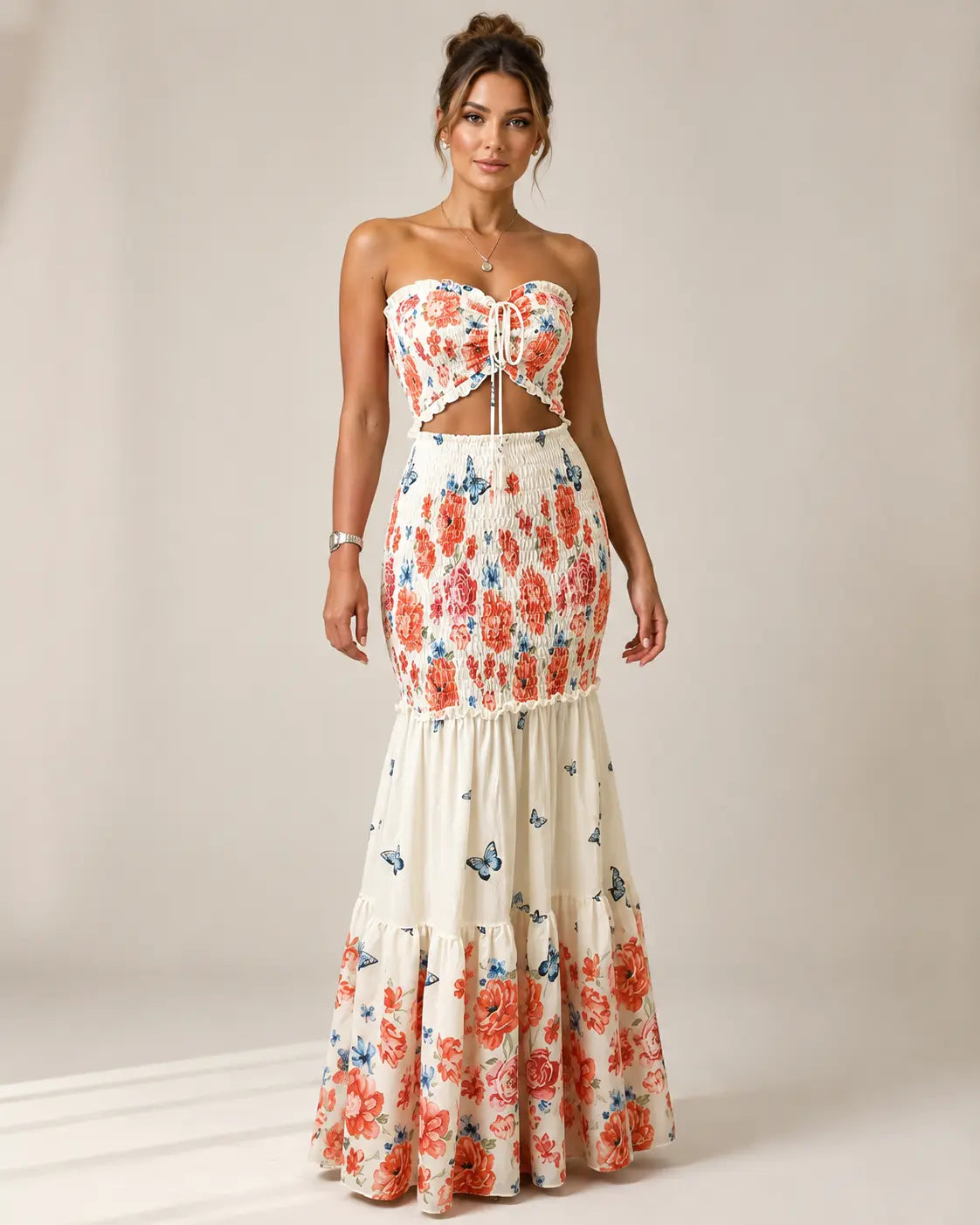 Liana | Floral Two Piece Set