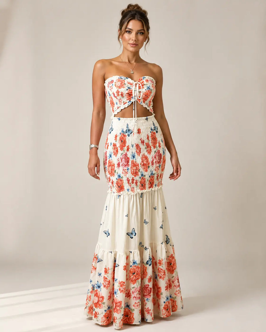 Liana | Floral Two Piece Set