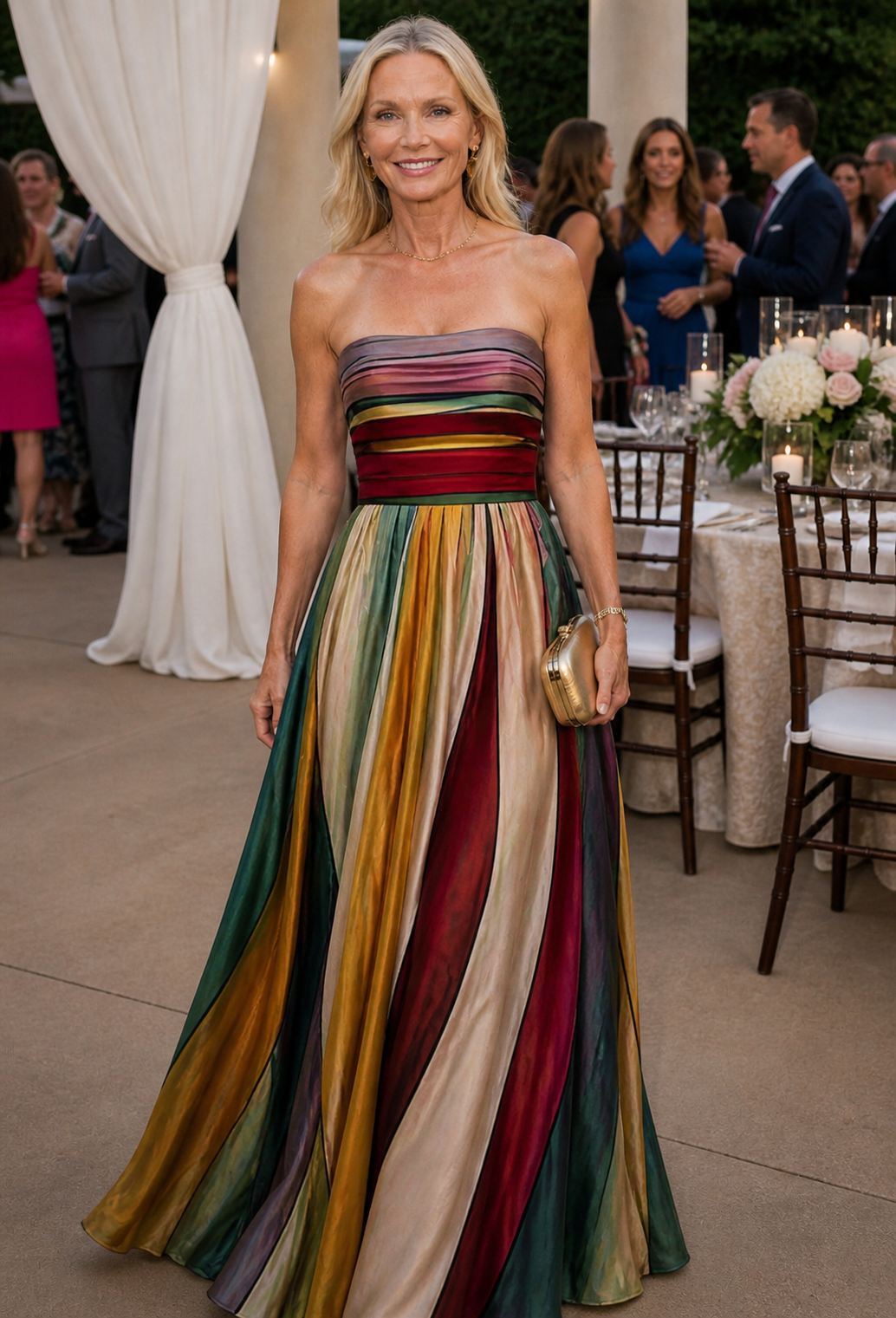 Beatrix | Effortless Strapless A Line Dress