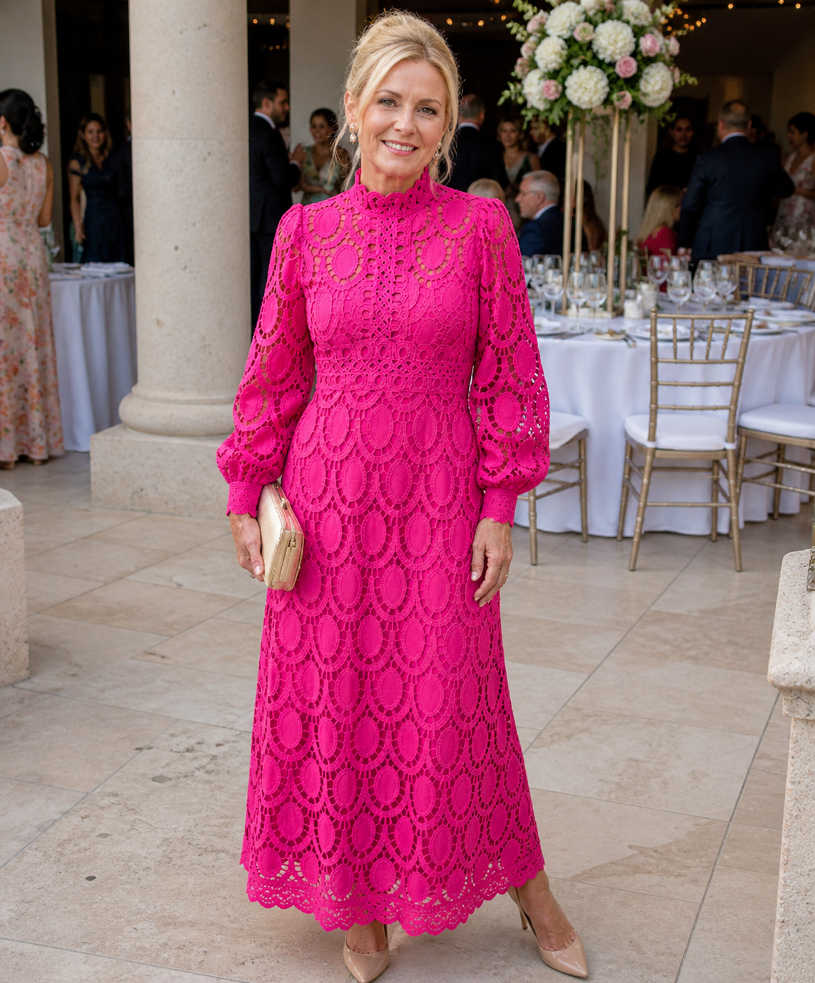 Ottilie | Lace Midi Dress