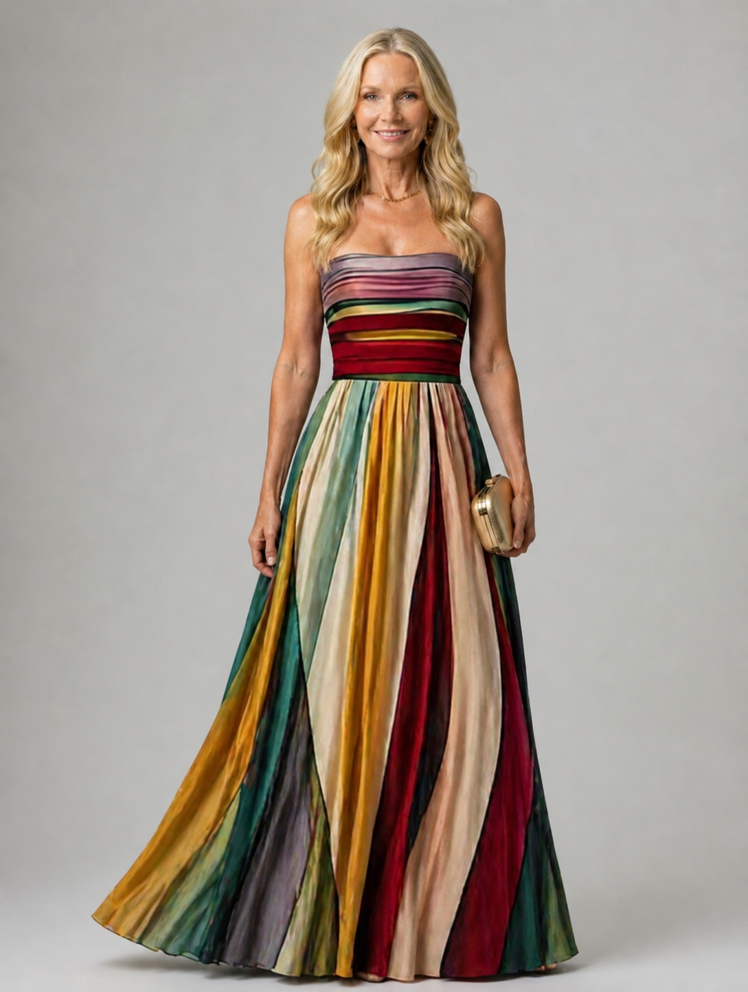 Beatrix | Effortless Strapless A Line Dress