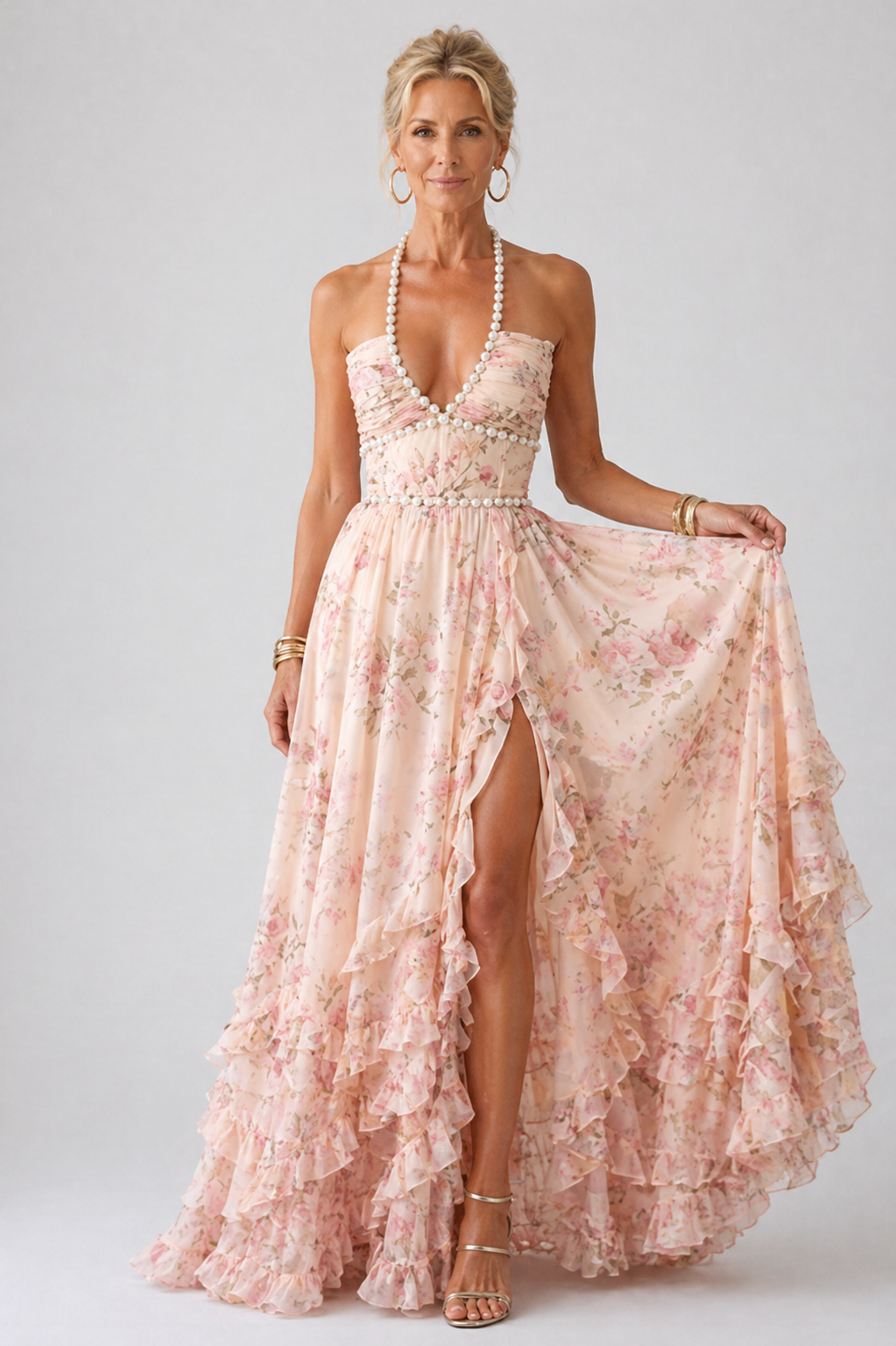Roswitha | Romantic Tiered Maxi Dress