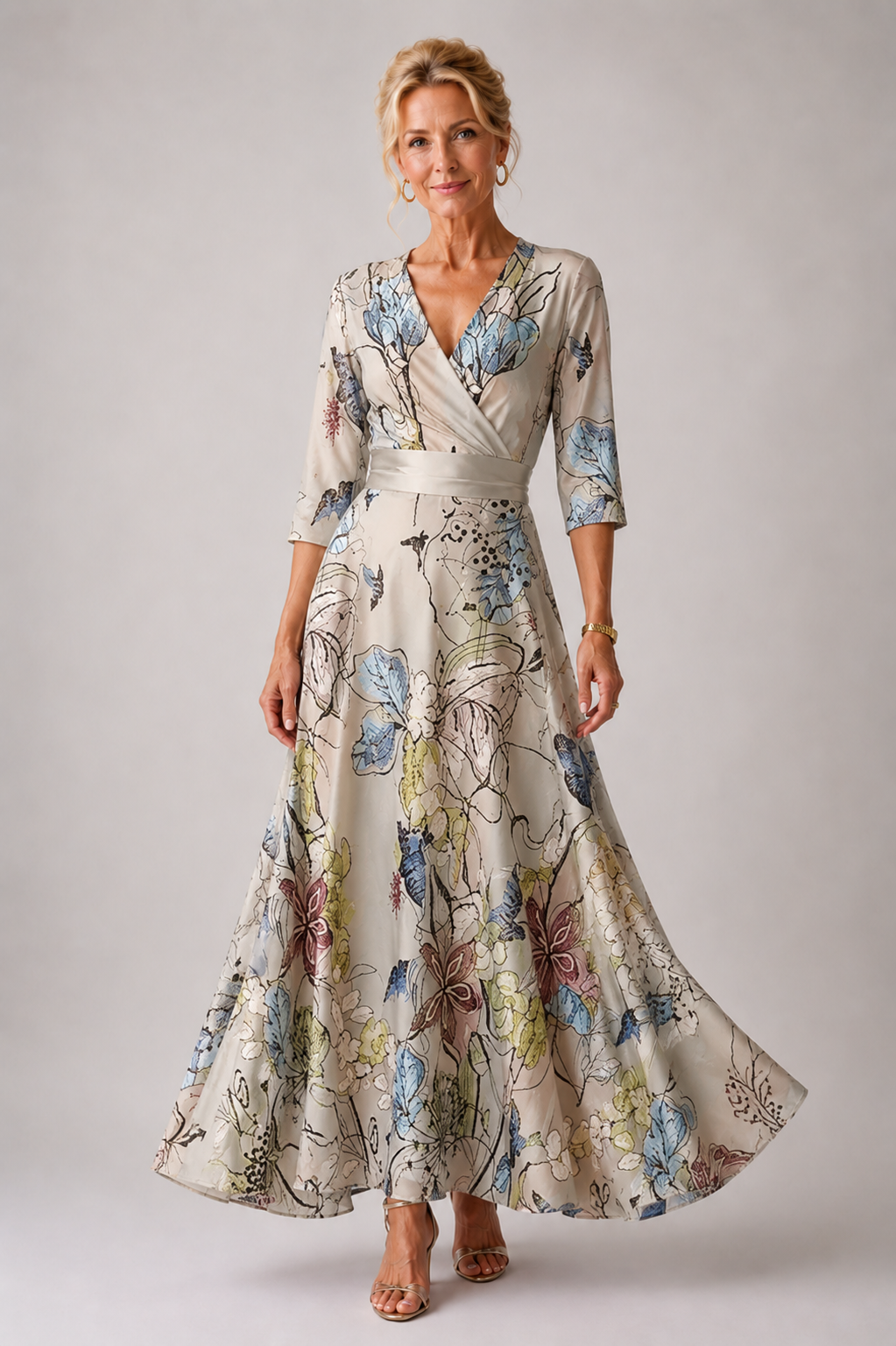 Isolde | Chic Dress with Floral Print