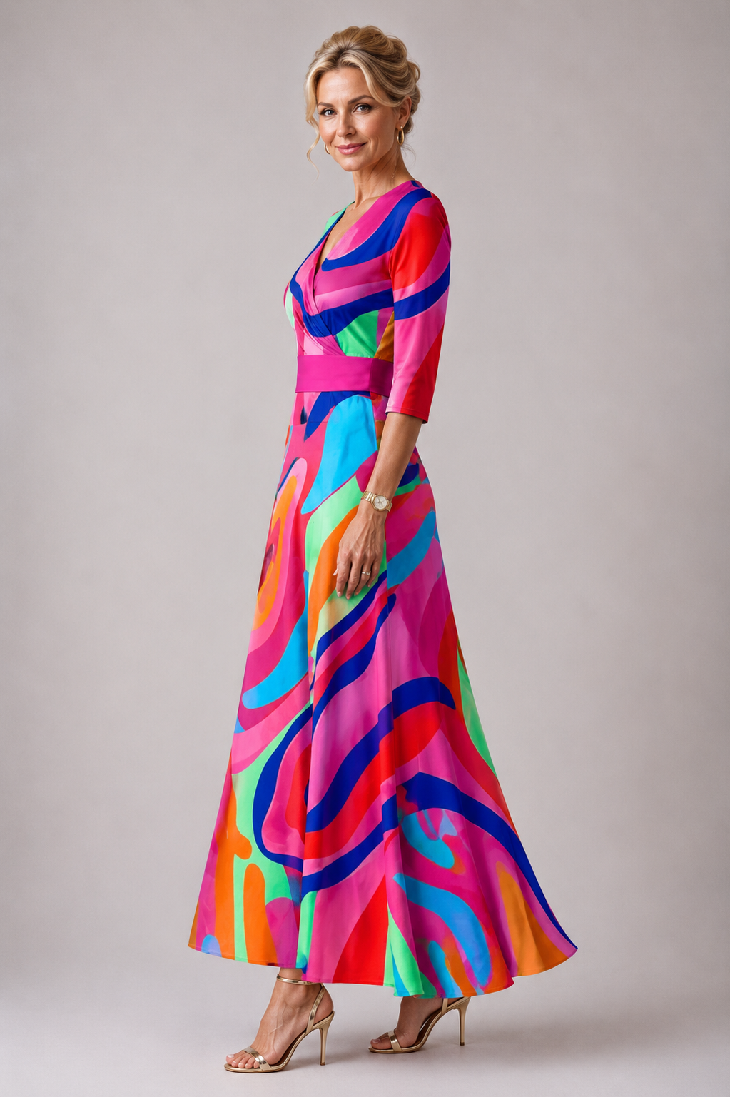 Katriona | Comfortable Dress Everyday with V Neck