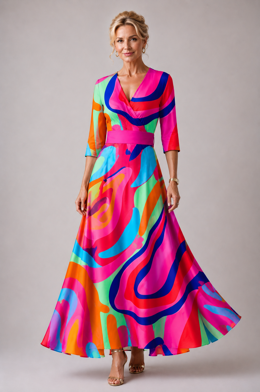 Katriona | Comfortable Dress Everyday with V Neck