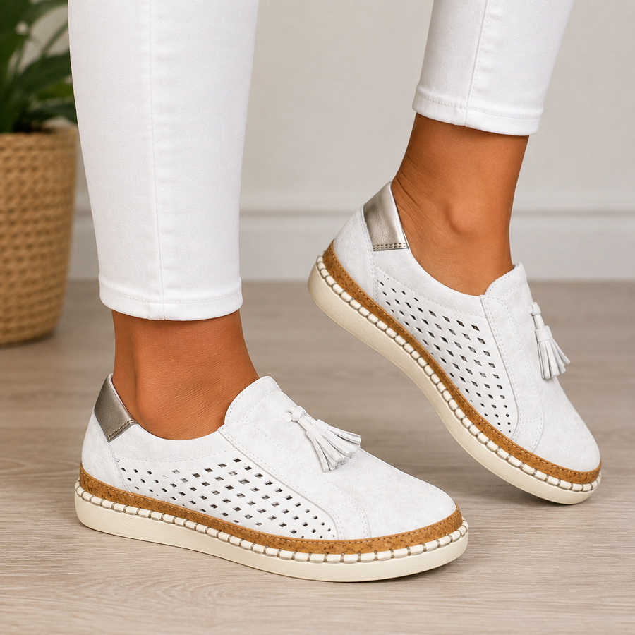 Annie | Cushioned Leather Loafers
