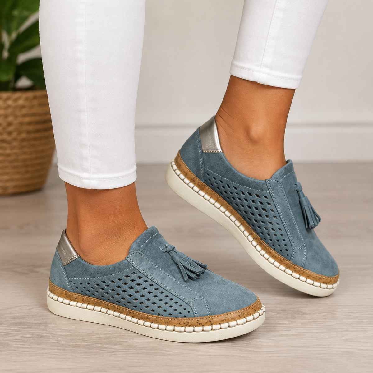 Annie | Cushioned Leather Loafers