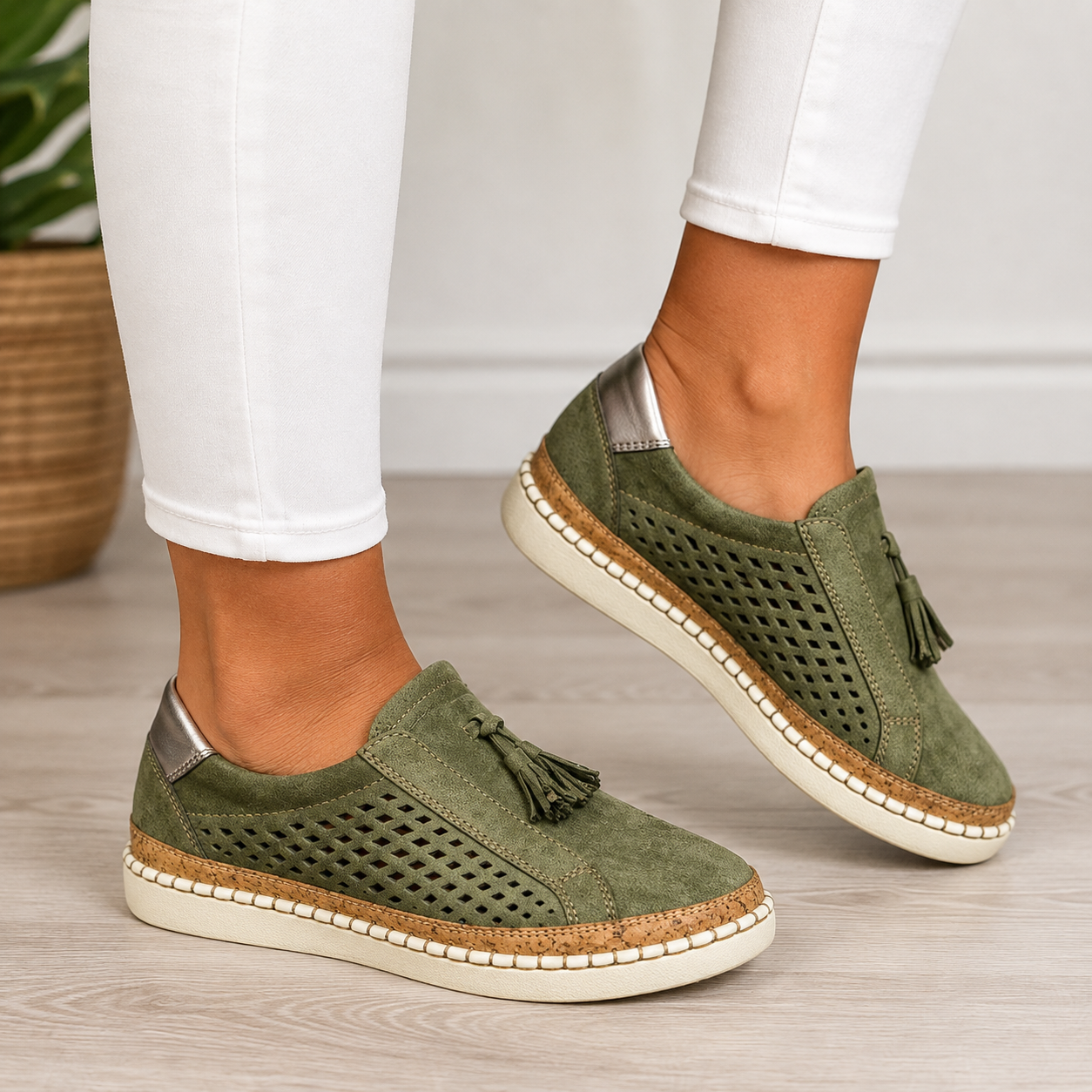 Annie | Cushioned Leather Loafers