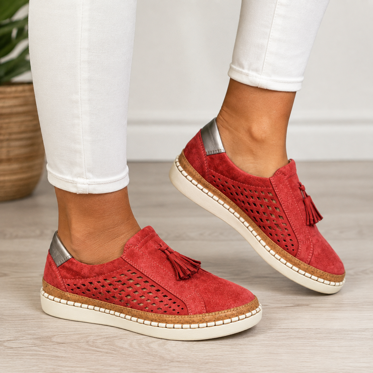 Annie | Cushioned Leather Loafers