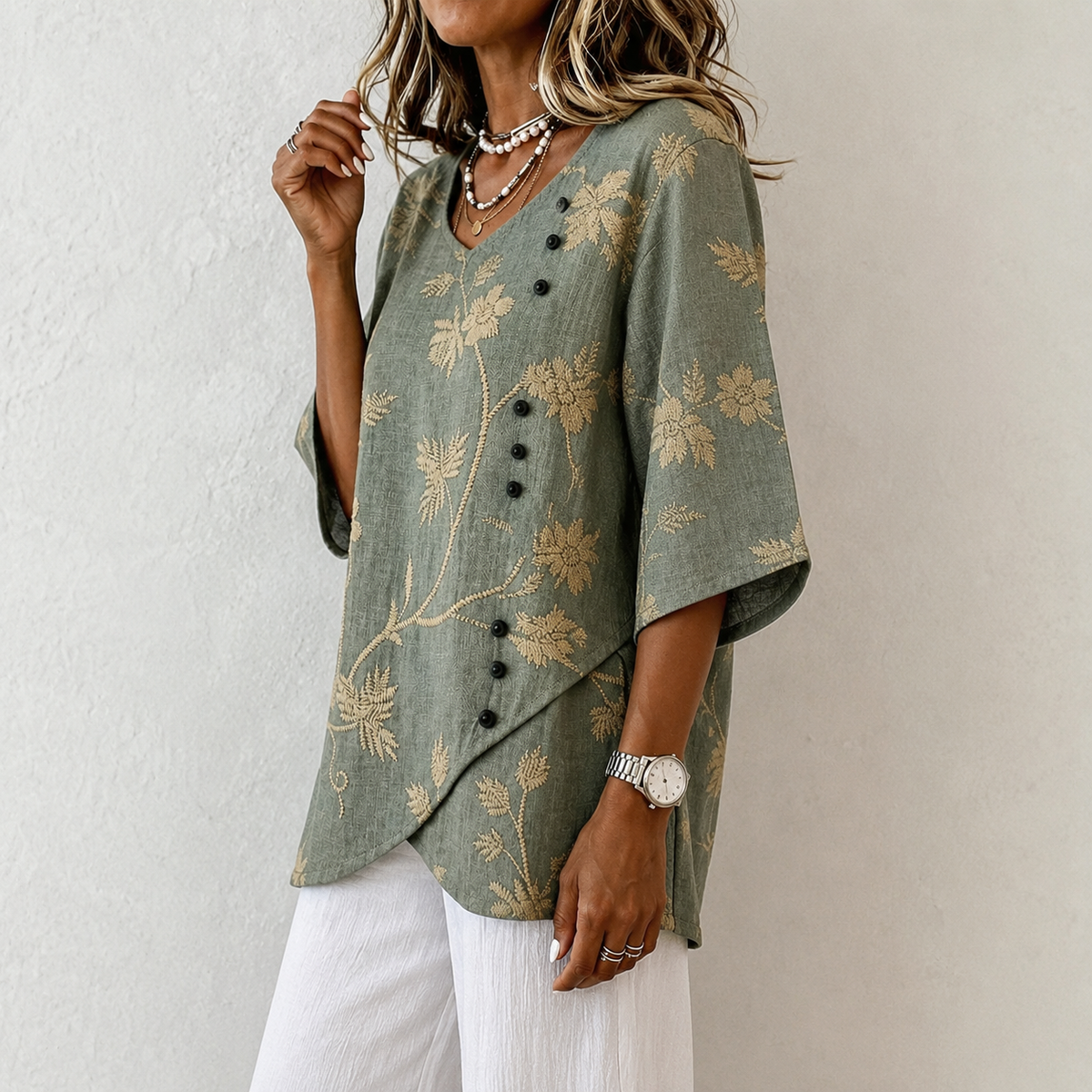 Denise | Floral Blouse