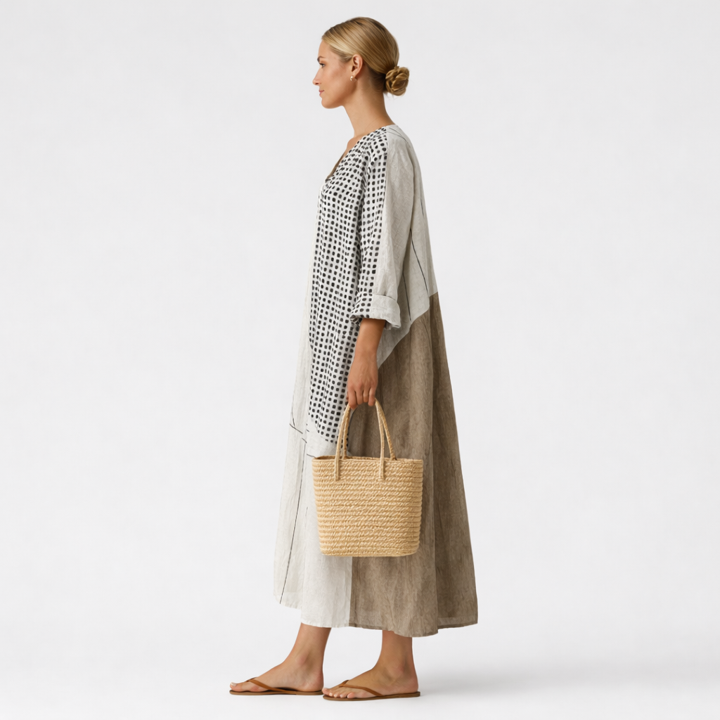 Melinda | Colour Block Midi Dress