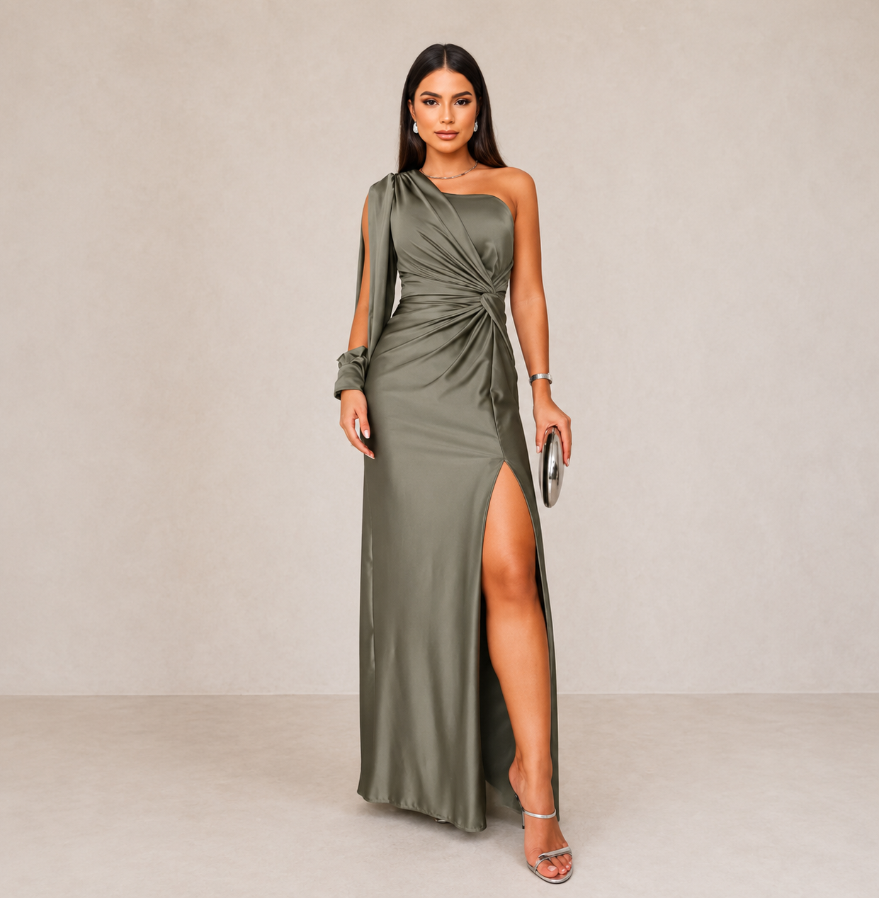 Mirabel | One Shoulder Evening Gown