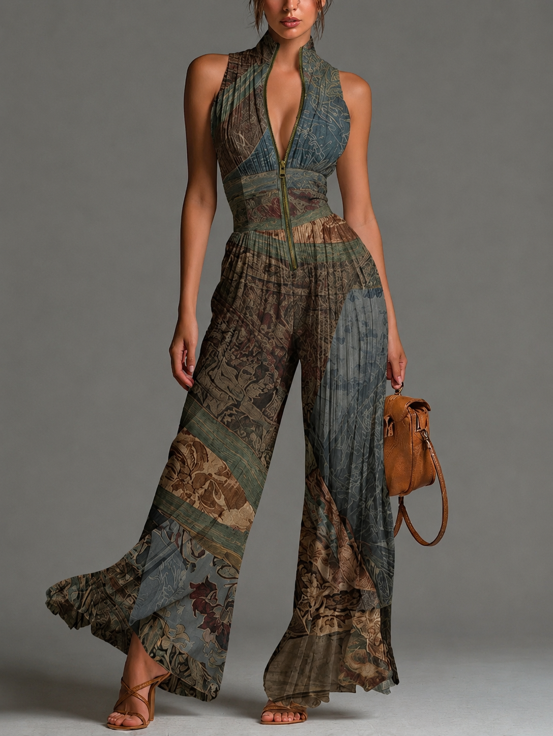 Delphine | Pleated Jumpsuit