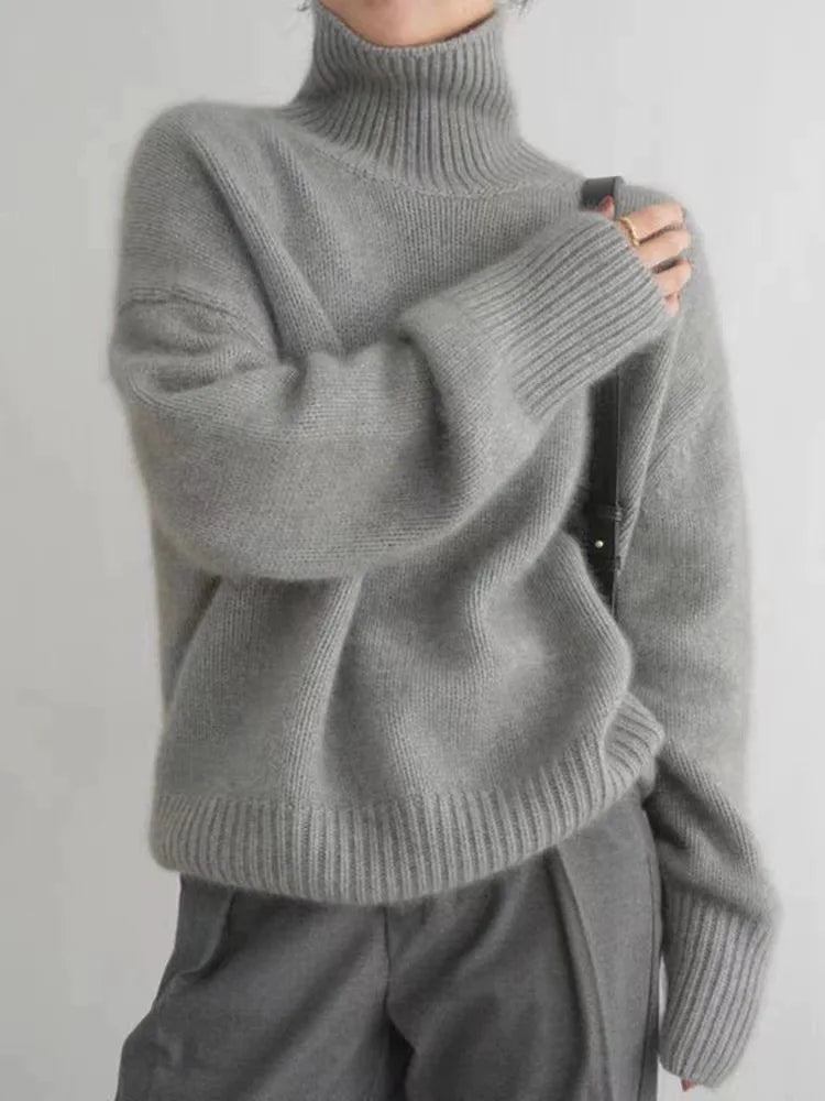Isaboll | Soft Knit High Neck Jumper