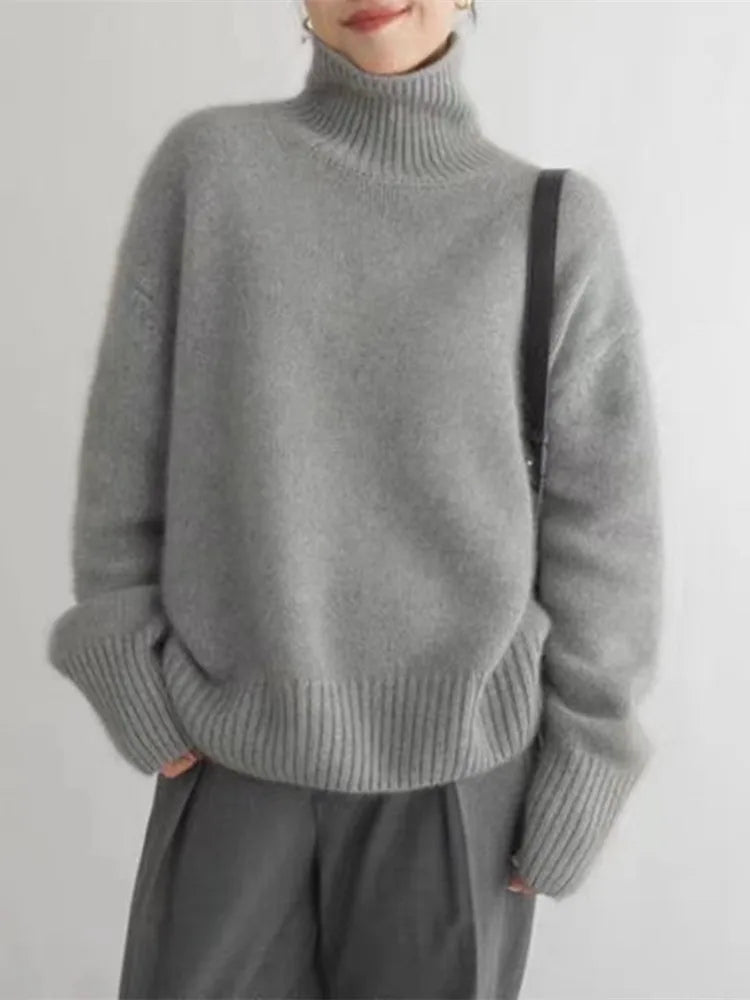 Isaboll | Soft Knit High Neck Jumper