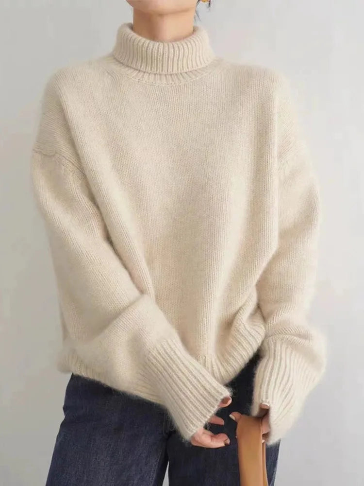 Isaboll | Soft Knit High Neck Jumper