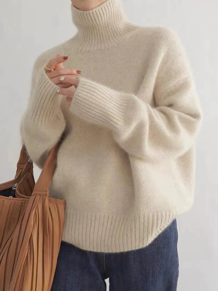 Isaboll | Soft Knit High Neck Jumper