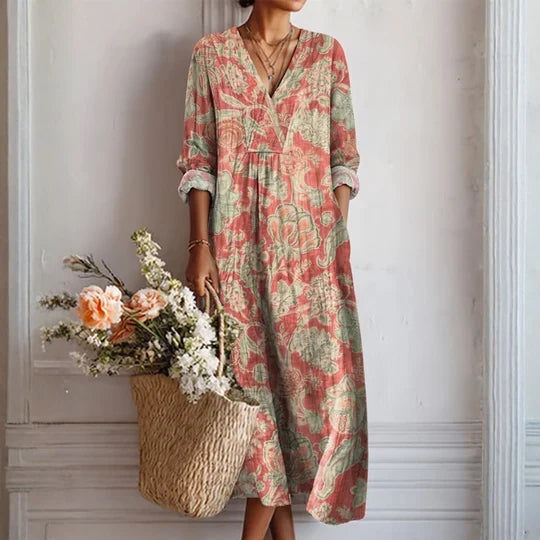 Amabel | Blossom Print Midi Dress