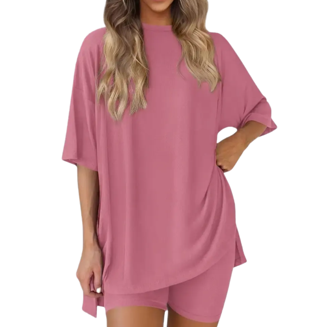 LENNIE™ – Soft Solid Lounge Short Set