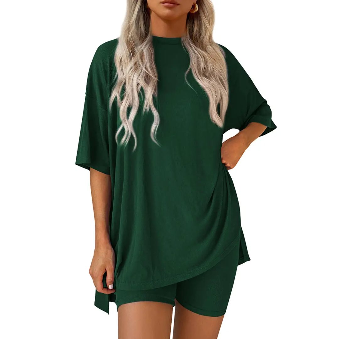 HALSEY™ – Relaxed Solid Lounge Two-Piece Set
