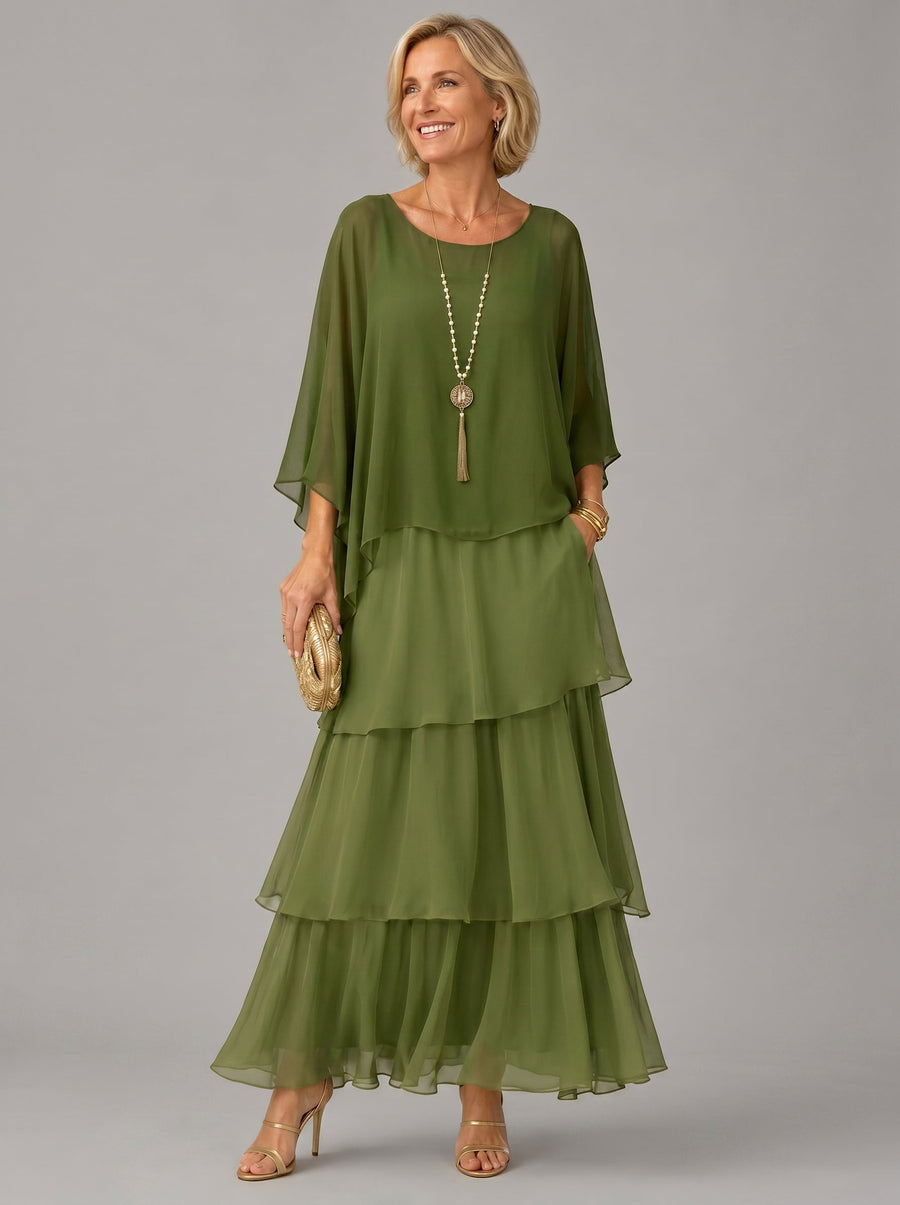 Elspeth | Elegant Flowy Maxi Dress