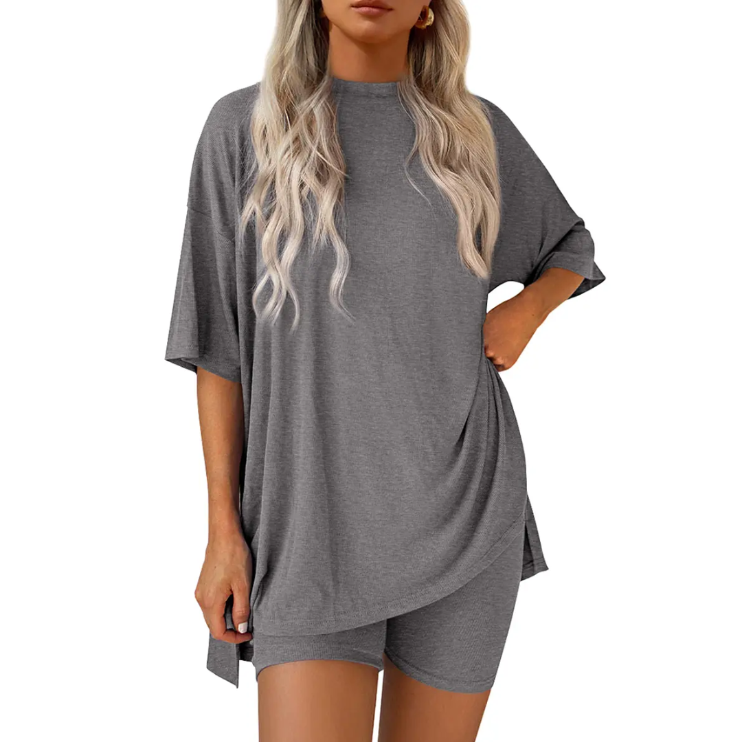 HALSEY™ – Relaxed Solid Lounge Two-Piece Set