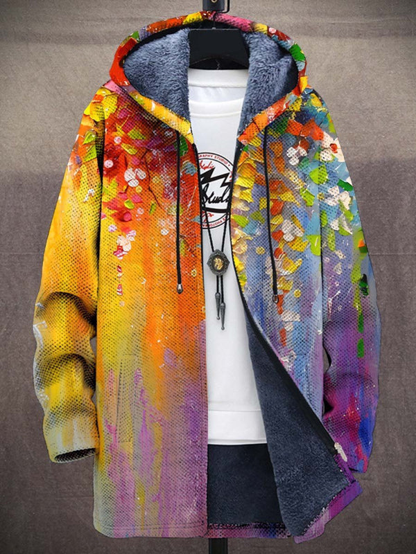 Cynthia | Cat Print Hooded Cardigan