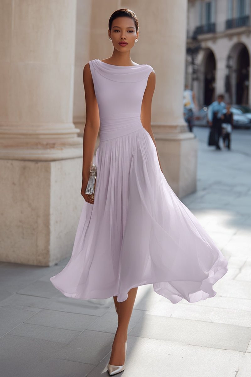 Emma | Chiffon Midi Occasion Dress