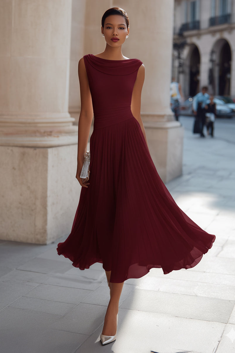 Emma | Chiffon Midi Occasion Dress
