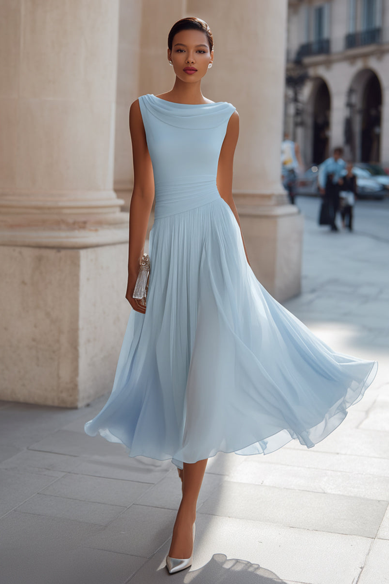 Emma | Chiffon Midi Occasion Dress
