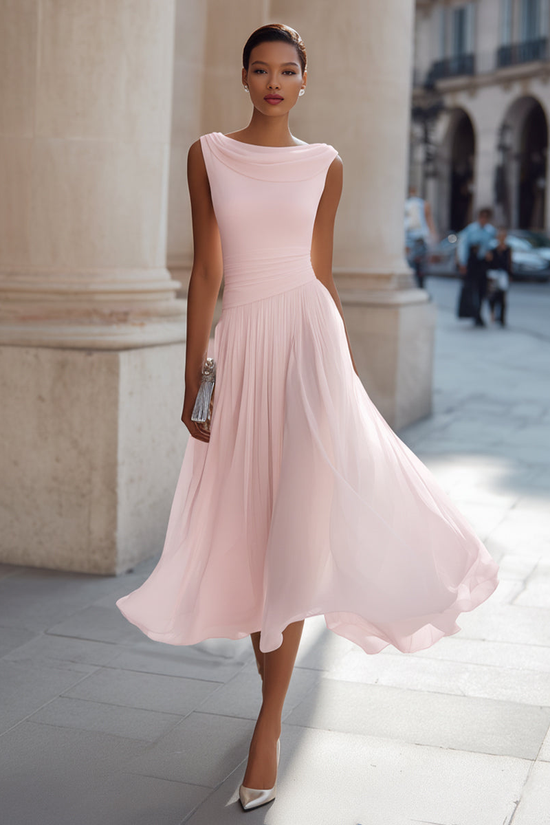 Emma | Chiffon Midi Occasion Dress