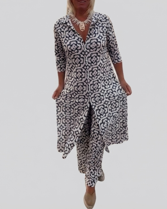 Sara | Button Front Two Piece Set