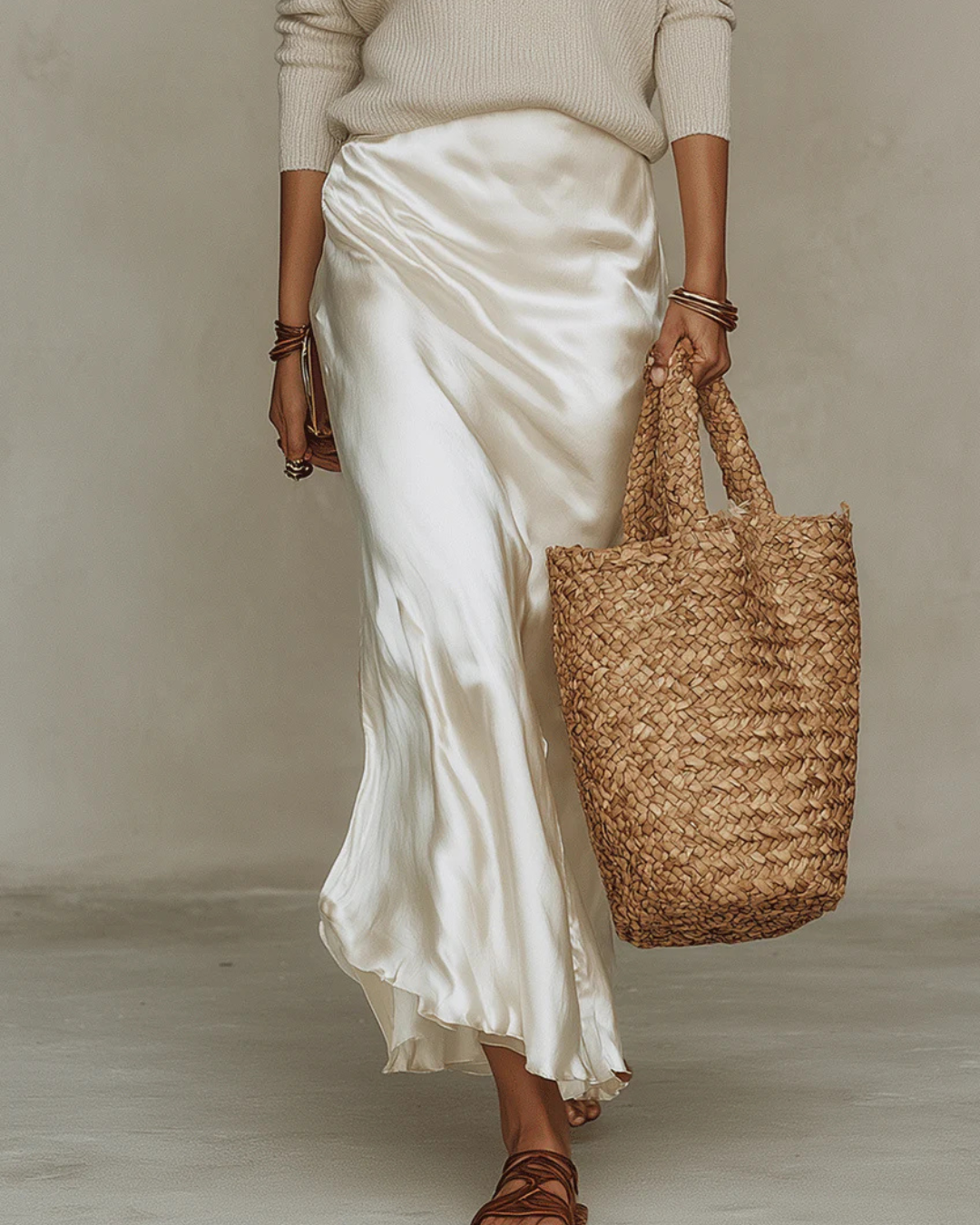 Rosanna | Satin Midi Dress
