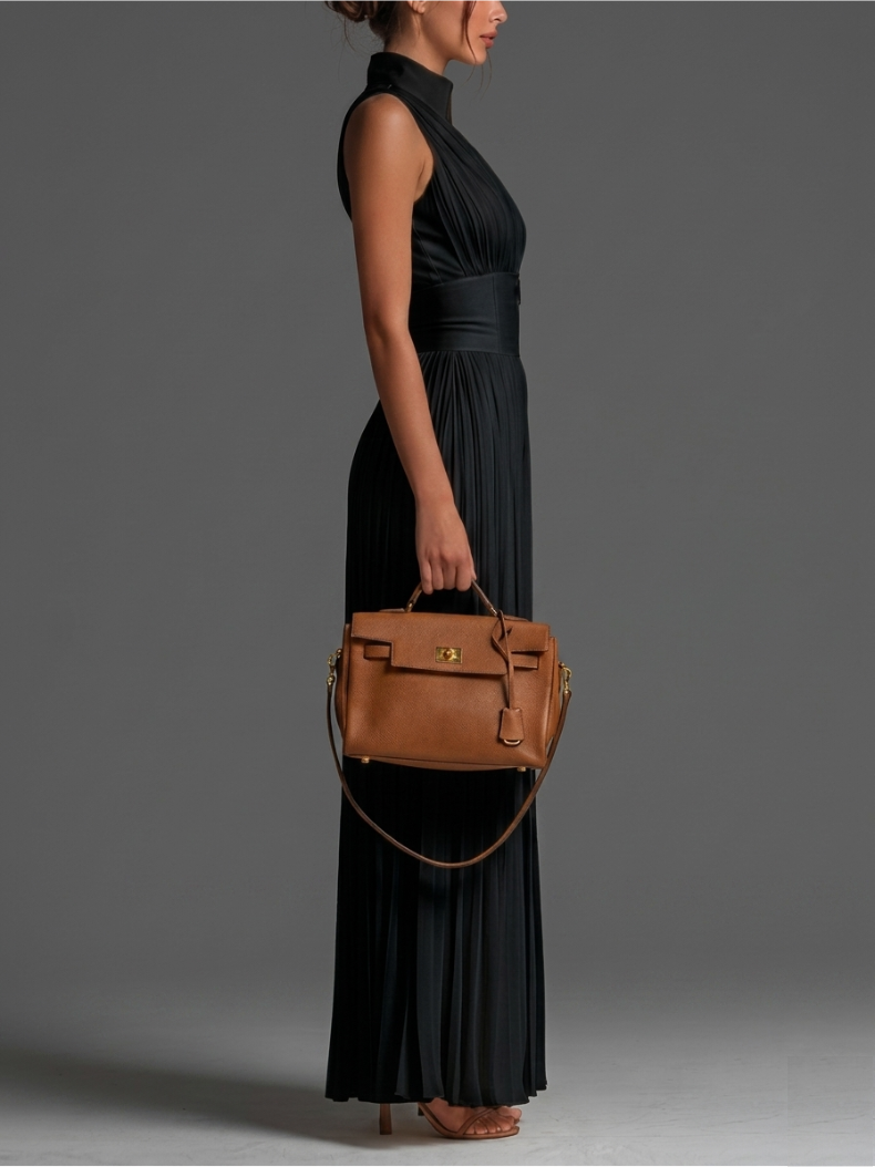 Aurelia | Pleated Wide Leg Jumpsuit