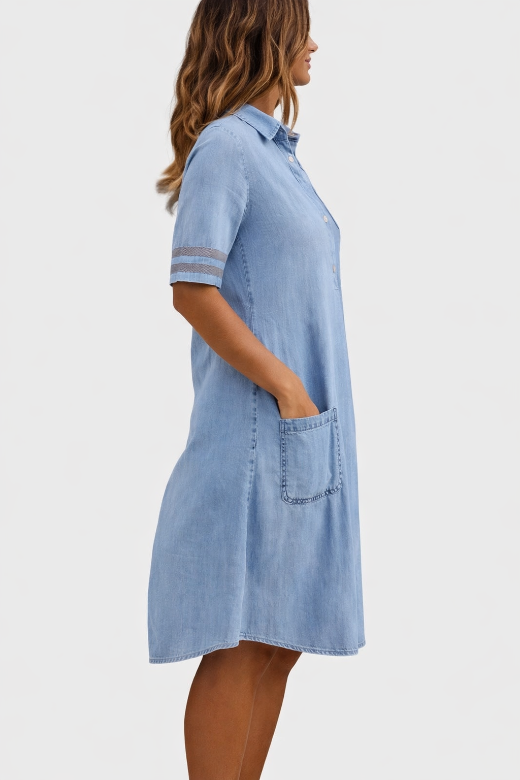 Miriam | Comfortable Flattering Denim Dress