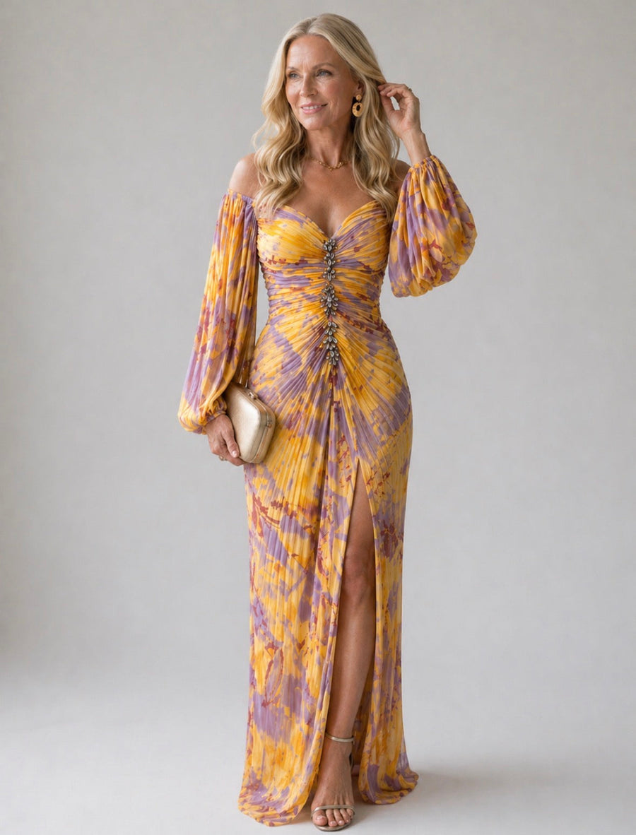 Wilhelmina | Elegant Dress with V Neck