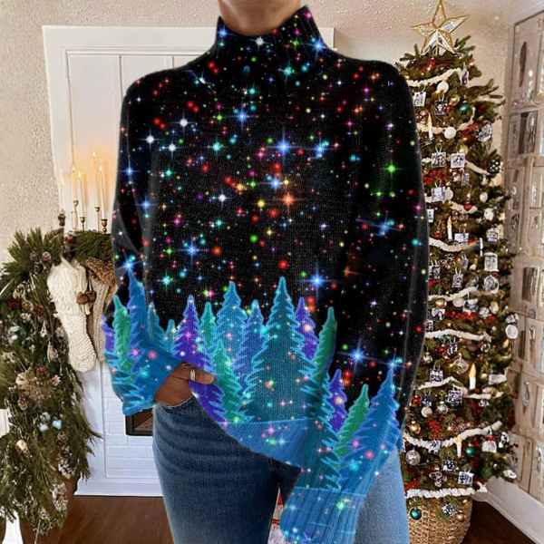 Holly | Festive High Neck Jumper