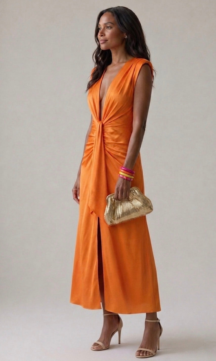 Sabine | Elegant Pleated Dress