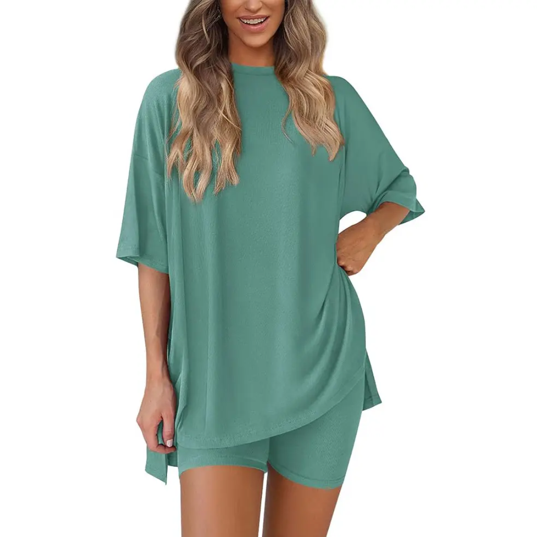 HALSEY™ – Relaxed Solid Lounge Two-Piece Set